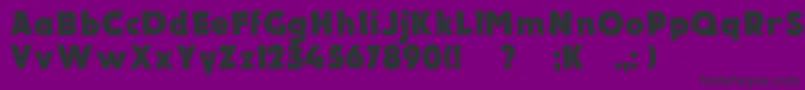 Electronc Font – Black Fonts on Purple Background