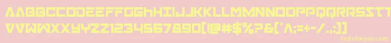 Transamericacond Font – Yellow Fonts on Pink Background