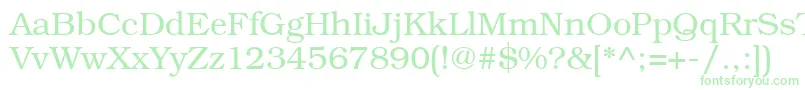 Bookmanbtt Font – Green Fonts on White Background