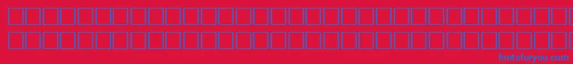 Шрифт MyslnarrowcttBold – синие шрифты на красном фоне