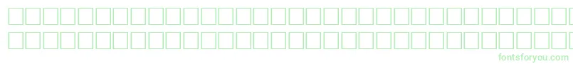 MyslnarrowcttBold-Schriftart – Grüne Schriften