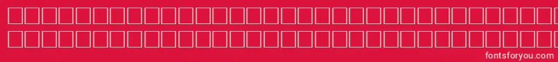 MyslnarrowcttBold Font – Pink Fonts on Red Background