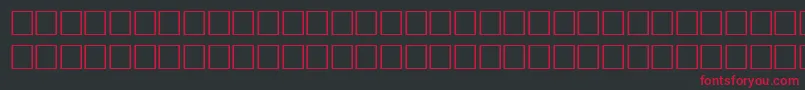 MyslnarrowcttBold Font – Red Fonts on Black Background