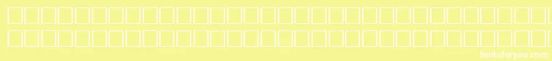 MyslnarrowcttBold Font – White Fonts on Yellow Background