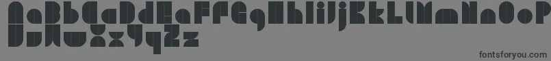Plastercaster Font – Black Fonts on Gray Background