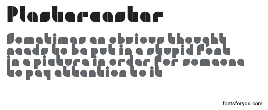 Plastercaster Font