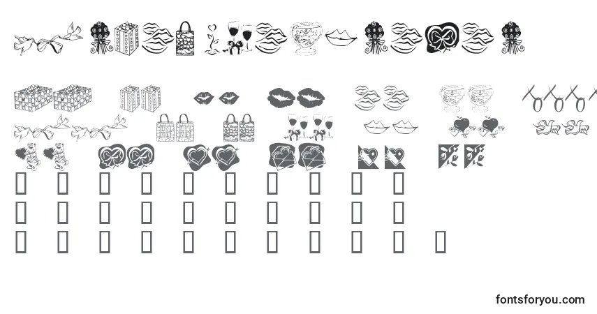 KrBeMineForeverフォント–アルファベット、数字、特殊文字