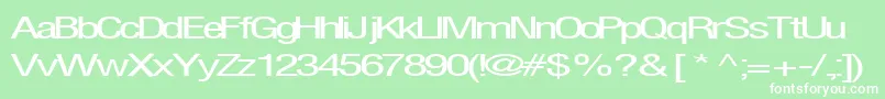 Firsthome34RegularTtext Font – White Fonts on Green Background