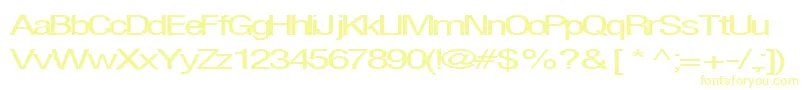 Firsthome34RegularTtext Font – Yellow Fonts on White Background