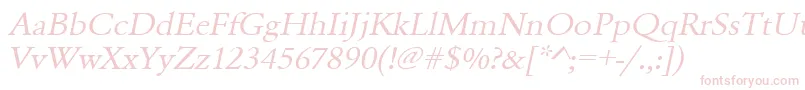 UrwgaramondtextwidOblique Font – Pink Fonts