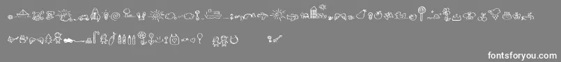 SleepOnTheMoon Font – White Fonts on Gray Background