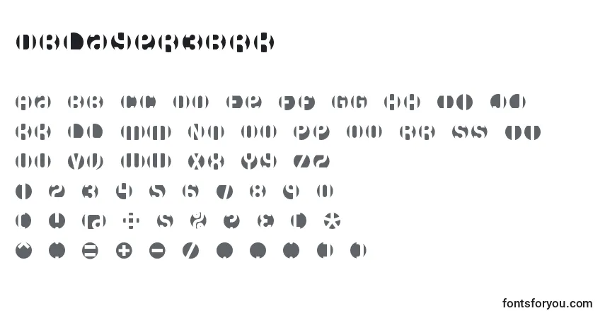 Schriftart DbLayer3Brk – Alphabet, Zahlen, spezielle Symbole