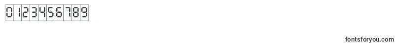 Electronicawhitec Font – Fonts for Numbers and Digits