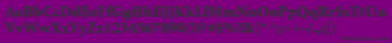 AtlantixBlackSsiBlack Font – Black Fonts on Purple Background