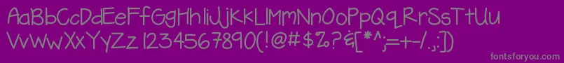 More about Kbfreezerburn Font Kbfreezerburn Font – Gray Fonts on Purple Background