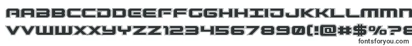 Gunshipacad-fontti – TTF-fontit