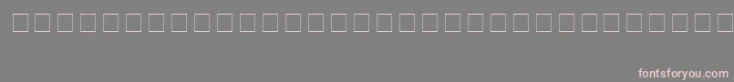 PokemonHollowNormal Font – Pink Fonts on Gray Background