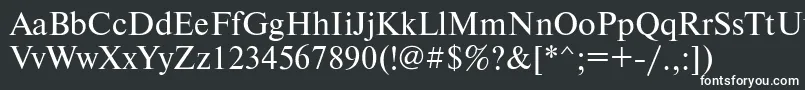 Newtonkoictt Font – White Fonts on Black Background