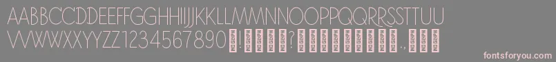 JonahRegular Font – Pink Fonts on Gray Background