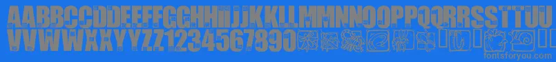 Подробнее о шрифте LmsBadBugs Шрифт LmsBadBugs – серые шрифты на синем фоне
