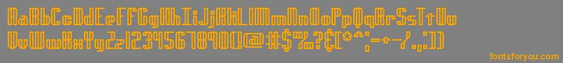 More about Genotyph Font Genotyph Font – Orange Fonts on Gray Background