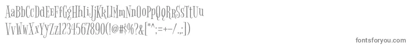 フォントBigelowrulesRegular – 白い背景に灰色の文字