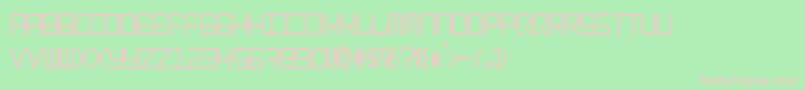 Epicenter Font – Pink Fonts on Green Background