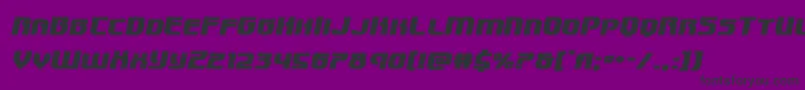 Speedwagonexpandital Font – Black Fonts on Purple Background