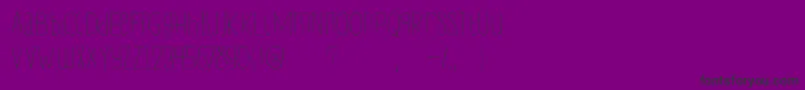 DkLampion Font – Black Fonts on Purple Background