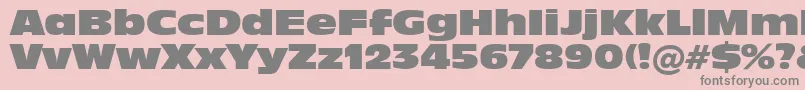 Incised901NordBt Font – Gray Fonts on Pink Background