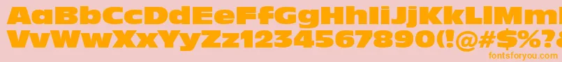 Incised901NordBt Font – Orange Fonts on Pink Background