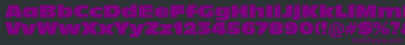 Incised901NordBt Font – Purple Fonts on Black Background