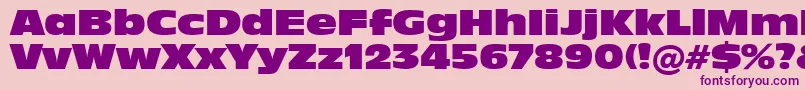 Incised901NordBt Font – Purple Fonts on Pink Background