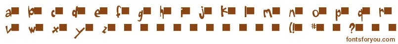 Sugarfish Font – Brown Fonts on White Background
