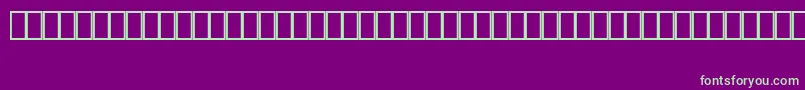 Шрифт SharifBoldBt – зелёные шрифты на фиолетовом фоне