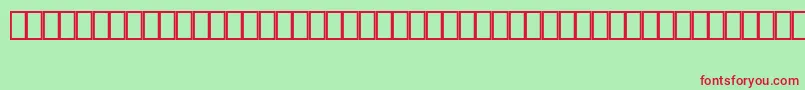SharifBoldBt Font – Red Fonts on Green Background