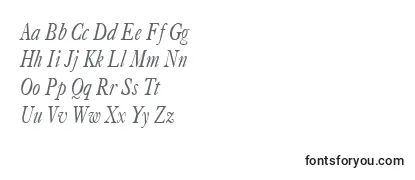 CasquecondensedItalic Font