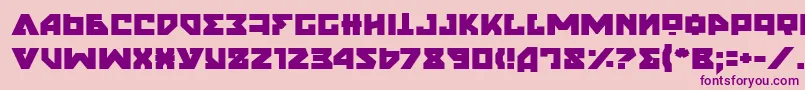 NyetSemiBold Font – Purple Fonts on Pink Background