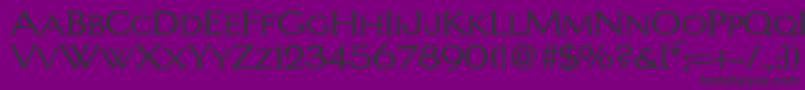 LarrycapsdbNormal Font – Black Fonts on Purple Background