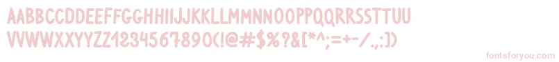 VenturaEddingBold Font – Pink Fonts on White Background