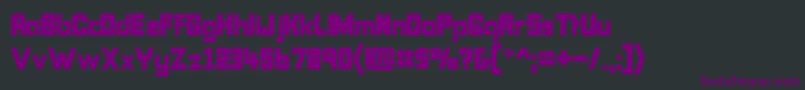 Bonk Font – Purple Fonts on Black Background