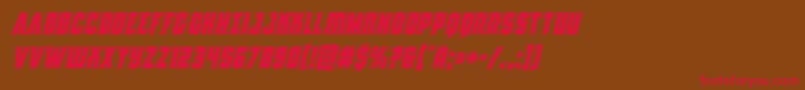 Antillesacadital Font – Red Fonts on Brown Background