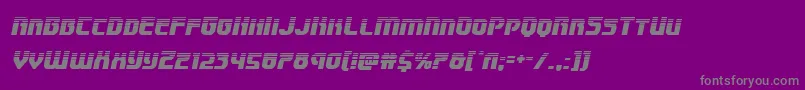Speedwagonhalfital Font – Gray Fonts on Purple Background