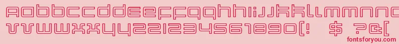 Quarko Font – Red Fonts on Pink Background