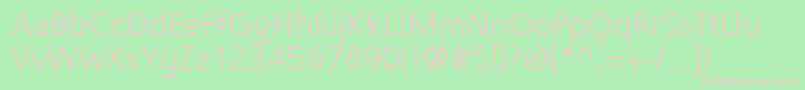 Fortheloveofhatelightalt Font – Pink Fonts on Green Background