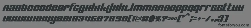 Bnjinx Font – Black Fonts on Gray Background