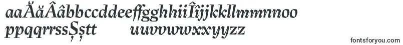 Шрифт PreissigtextBolditalic – румынские шрифты
