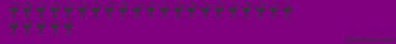 SummerInTheCity Font – Black Fonts on Purple Background