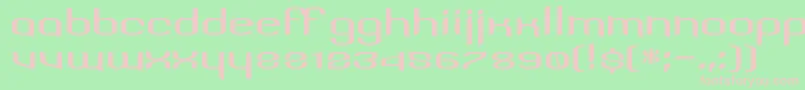 Licorice Font – Pink Fonts on Green Background