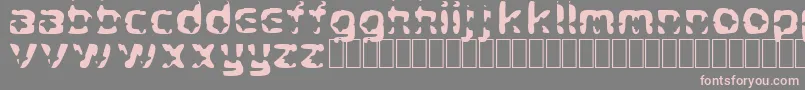 CryStar Font – Pink Fonts on Gray Background
